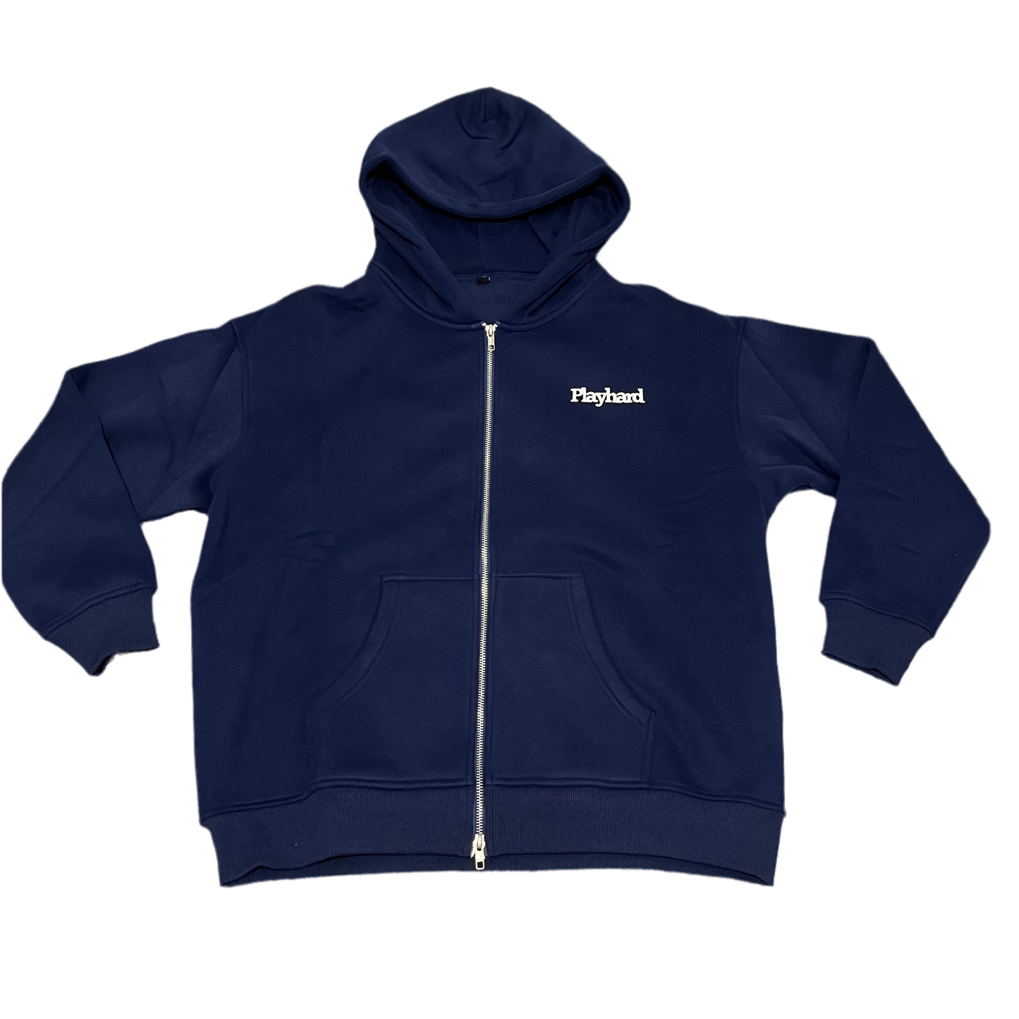 Playhard Zipped Hoodie - Midnight Blue