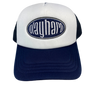 Navy Playhard Trucker Cap