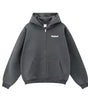 Playhard Zipped Hoodie - Cool Grey