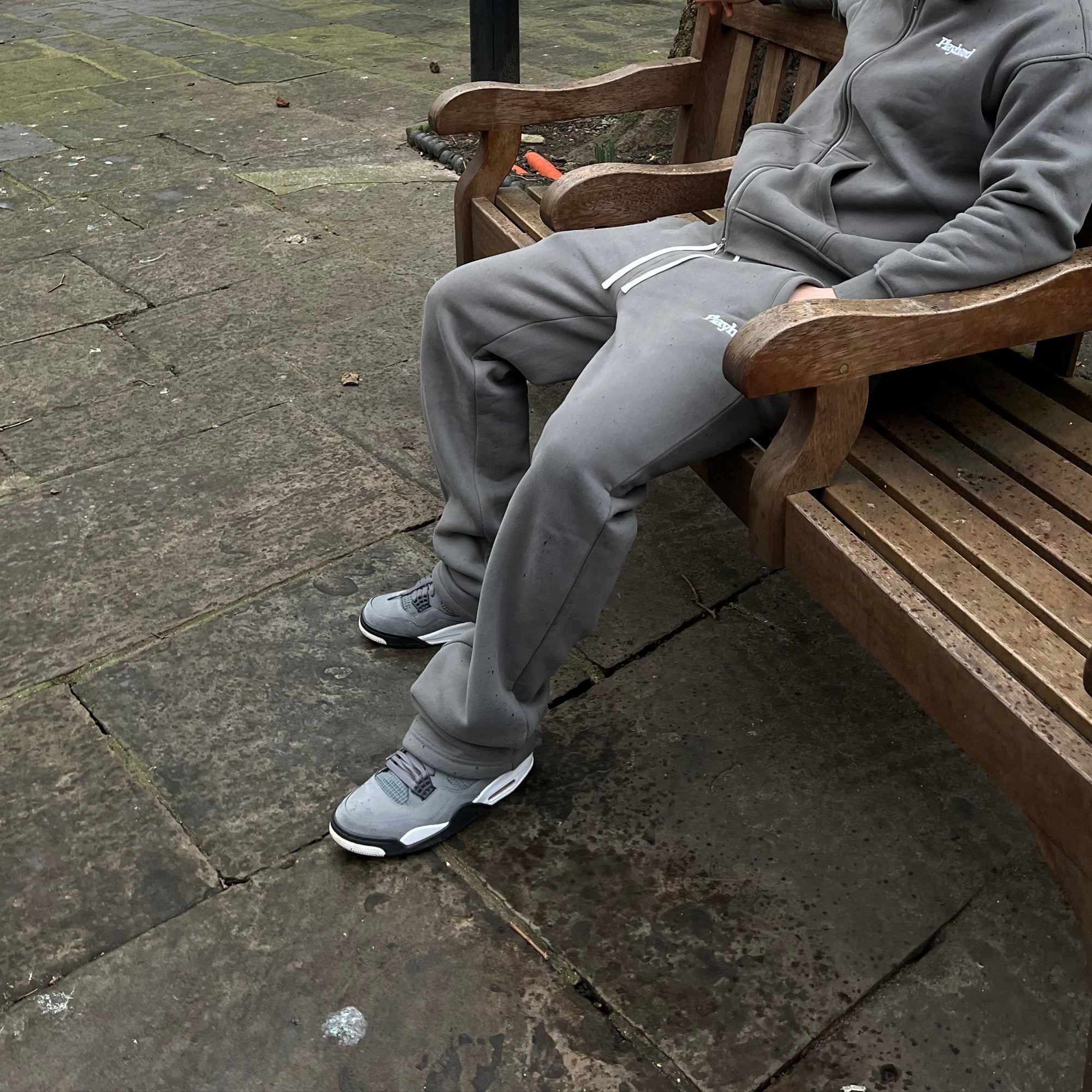 Playhard Stacked Bottoms - Cool Grey